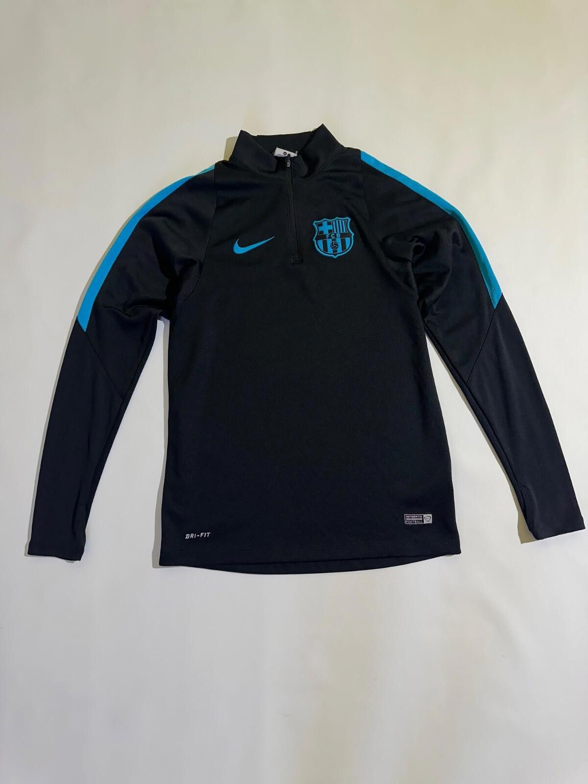 Nike 2015-16 Barcelona Nike 1/4 Zip Football Soccer Drill Top S Size US S / EU 44-46 / 1 - 1 Thumbnail
