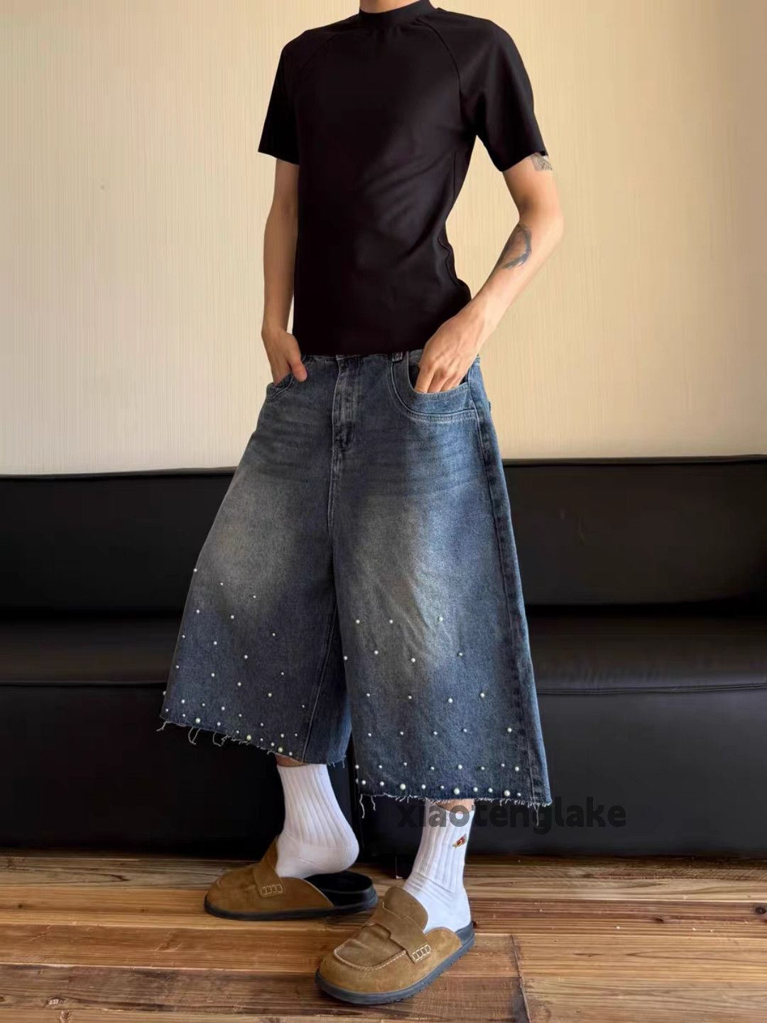 Designer Unisex outdoor utility loose baggy hiphop flared shorts Size US 26 / EU 42 - 5 Thumbnail