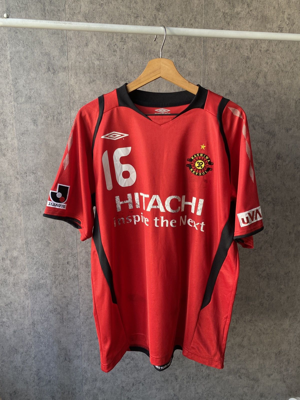 Japanese Brand 2009/2010 Kashiwa Reysol J.League Japan Jersey Size US L / EU 52-54 / 3 - 1 Thumbnail