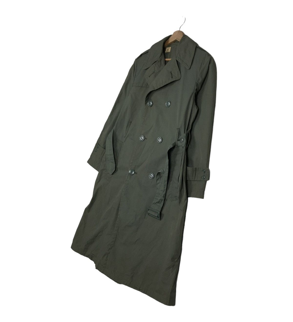 Buzz Rickson's 🔥VINTAGE LONG TRENCH COATS JACKET QUARPEL CENTRE MFG CO Size US M / EU 48-50 / 2 - 2 Thumbnail