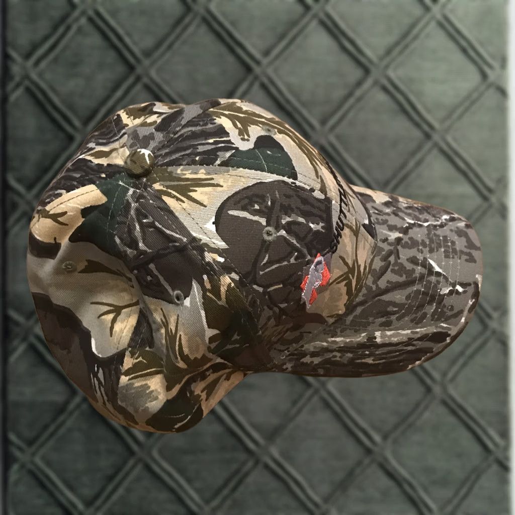 Logo 7 Mountain Lakes Inc. Camo Baseball Cap Hat Embroidered Logo Adjustable Brown Size ONE SIZE - 1 Thumbnail
