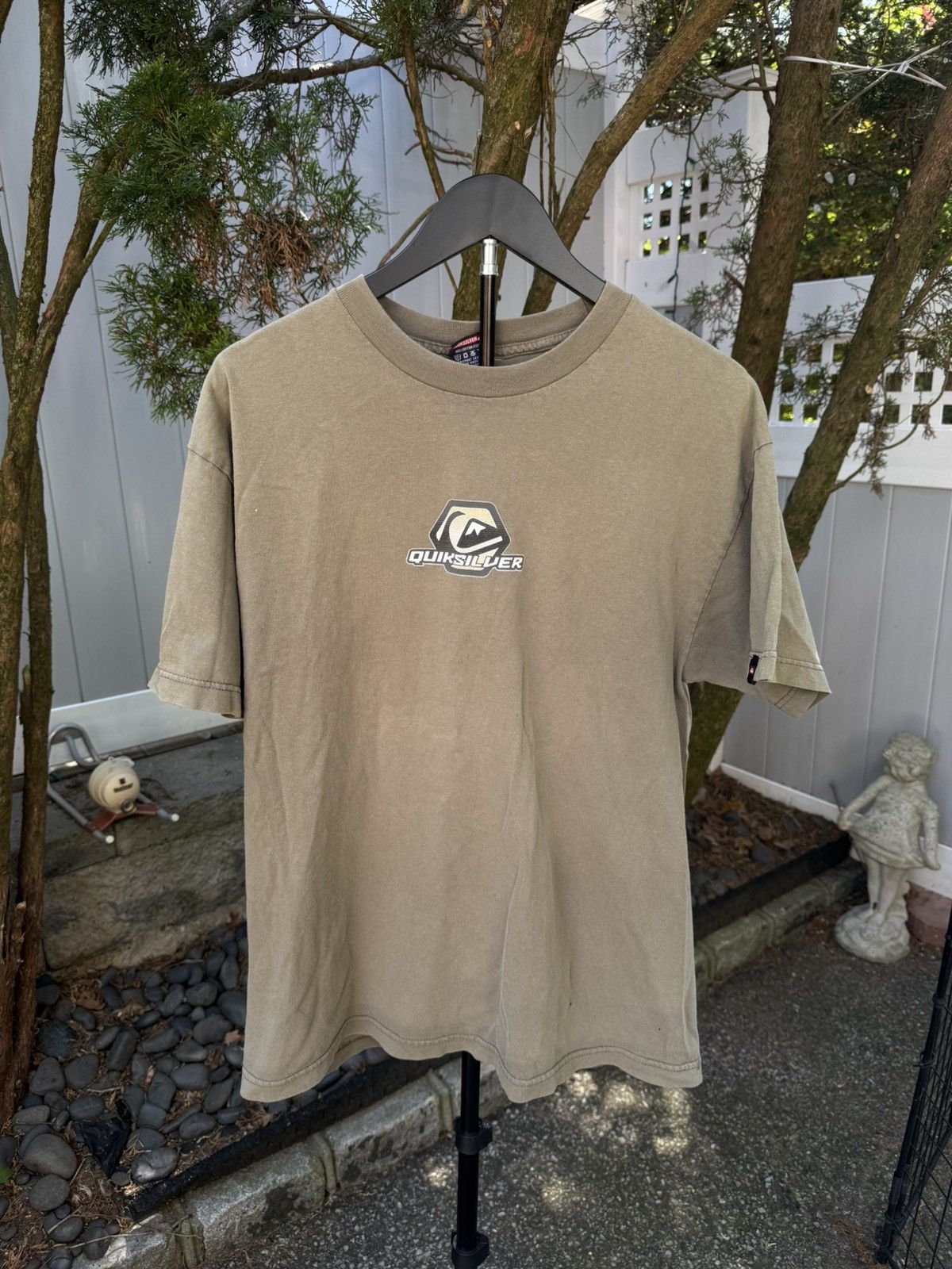 Quiksilver Vintage quicksilver olive green 90s tee 100% Cotton Size US L / EU 52-54 / 3 - 1 Thumbnail