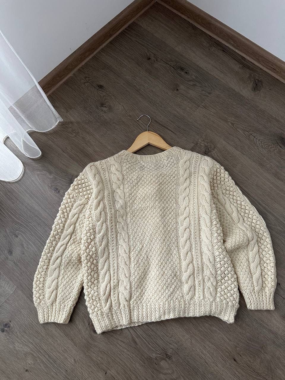 Vintage Vintage Cardigan Wool Beige Scotland Pocket Sweater Size M / US 6-8 / IT 42-44 - 16 Thumbnail