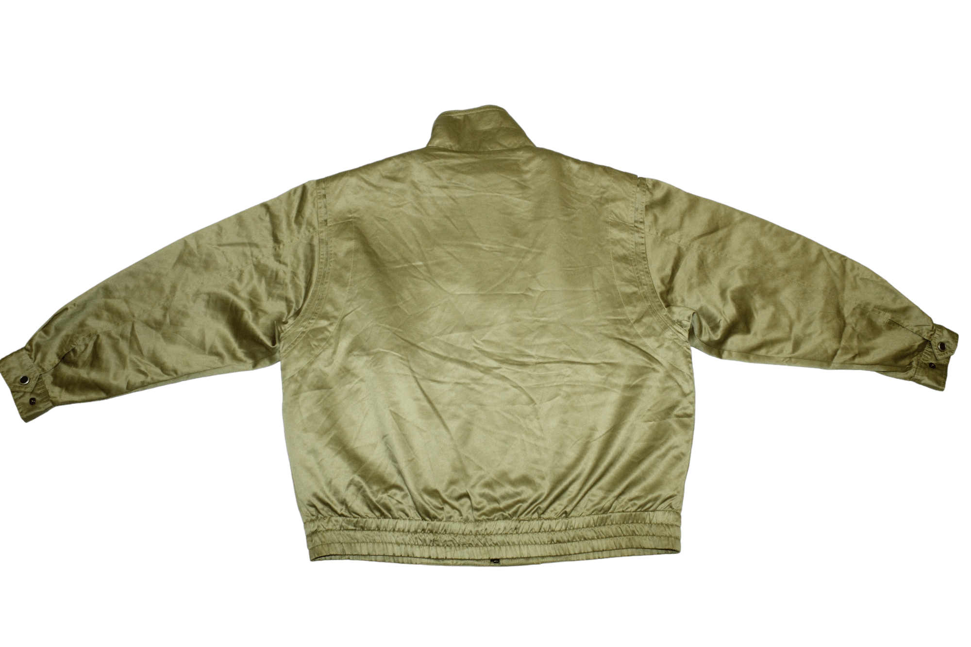 Japanese Brand VTG💥 GULK SPORTS Sheepskin removable lining satin jacket Size US L / EU 52-54 / 3 - 10 Thumbnail