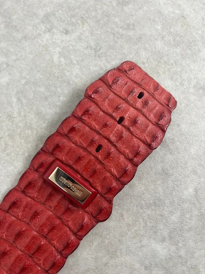 Roberto Cavalli SS2005 Roberto Cavalli Pink Crocodile Leather Belt Size ONE SIZE - 7 Thumbnail