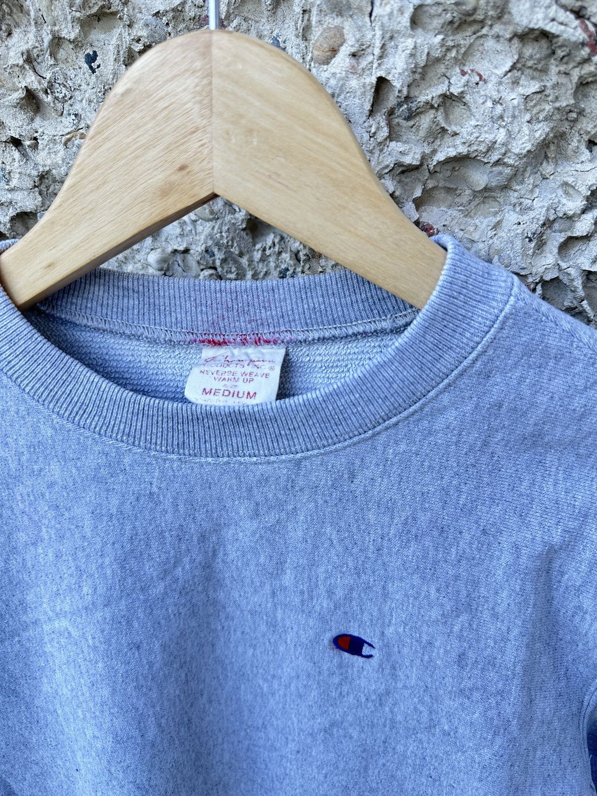 Champion × Vintage Vintage Champion reverse weave grey 90s crewneck Size US M / EU 48-50 / 2 - 2 Thumbnail