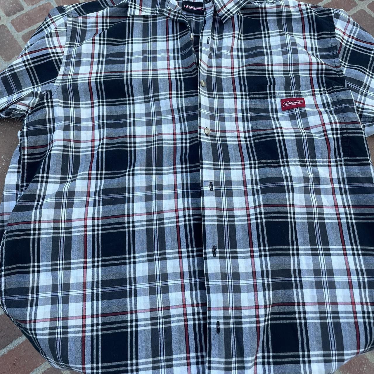 Dickies Dickies Classic 90s style plaid button up shirt in black Size US L / EU 52-54 / 3 - 4 Thumbnail