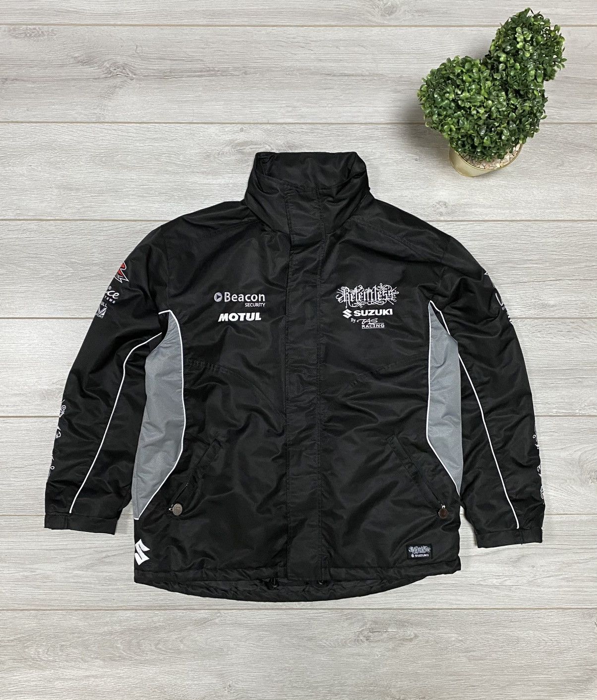 Other Suzuki relentless vintage jacket hooded windbreaker zip Size US XXL / EU 58 / 5 - 3 Thumbnail