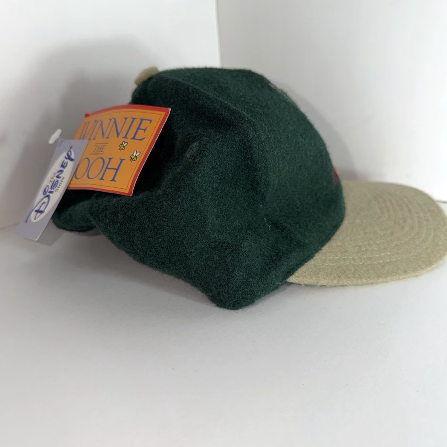 Disney VINTAGE Disney Tigger Wool Blend Hat Cap Strap Back Green 90s New Men Baseball Cap Adjustable Toys Animals Cartoon Boys Mens Size ONE SIZE - 3 Thumbnail