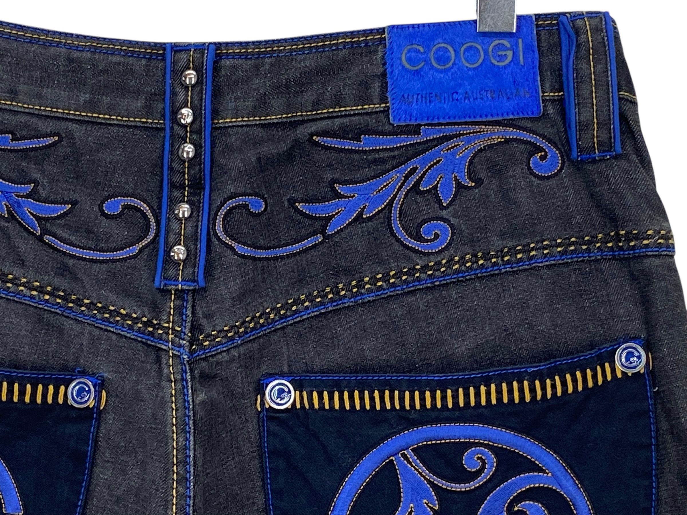 Coogi Coogi Denim Hip Hop Skateboards Baggy Pants Size US 35 - 8 Thumbnail