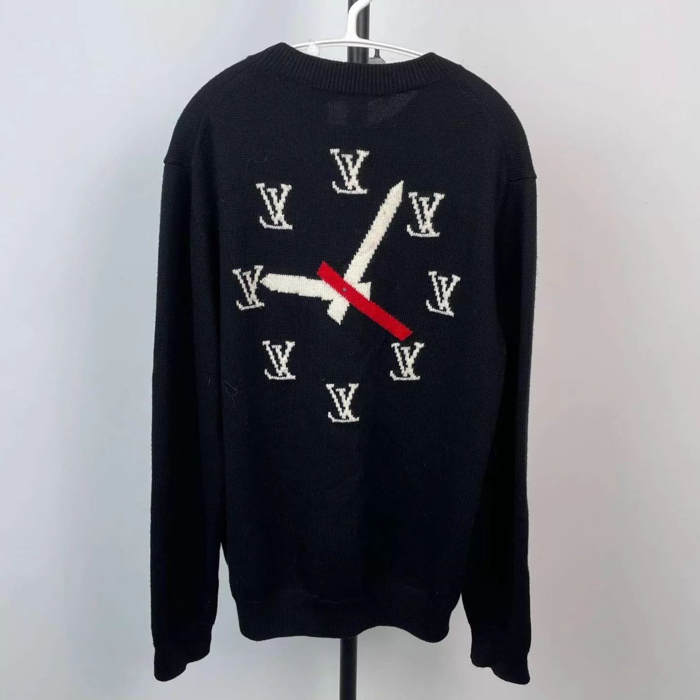 Louis Vuitton LV SS23 Watch Intarsia L/S Pullover Sweater L Size US L / EU 52-54 / 3 - 4 Thumbnail