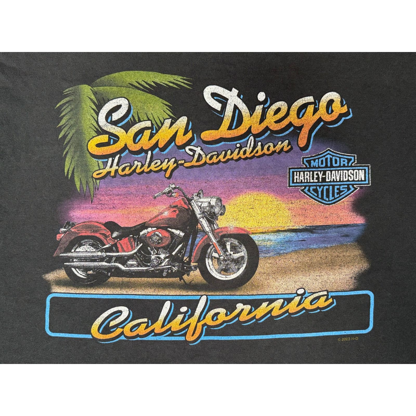 Harley Davidson × Vintage Vintage Y2K Harley Davidson San Diego California T-shirt XL Size US XL / EU 56 / 4 - 5 Thumbnail