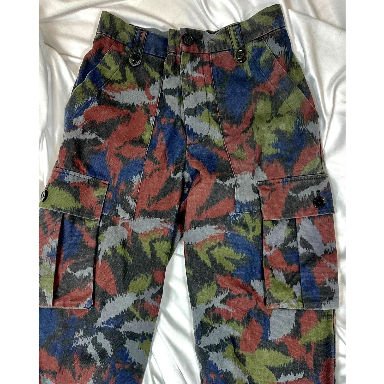 Zadig & Voltaire Zadig & Voltaire Pilote Canvas Cargo Pants Dark Camo 34 (8) Size 30" / US 8 / IT 44 - 13 Thumbnail