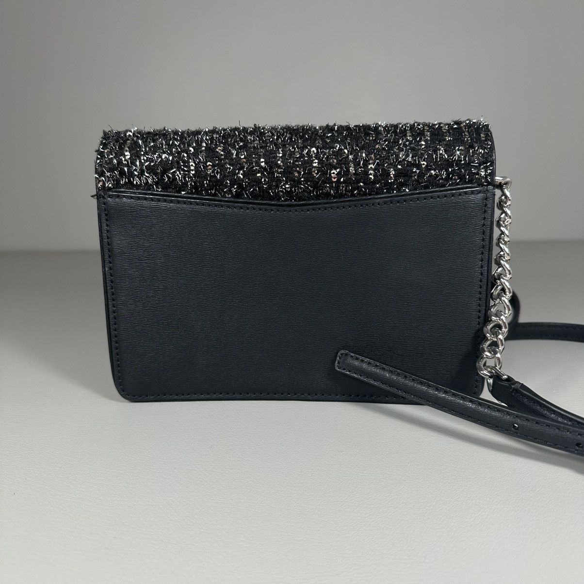 Kate Spade Kate Spade Neve Tinsel Convertible Flap Crossbody Black Bag Size ONE SIZE - 4 Thumbnail