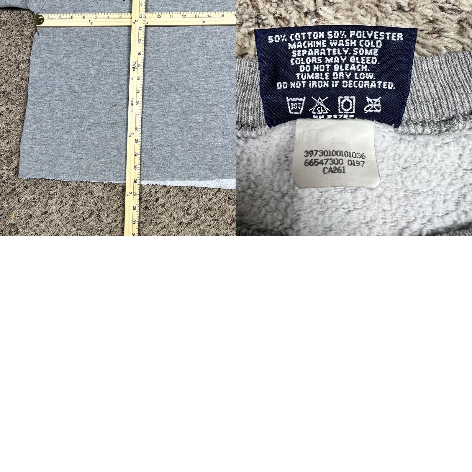 Jansport VINTAGE Jansport Vanderbilt University Gray Cropped Crewneck XL Crew Neck Sweatshirt Unisex Adults 90s Graphic Print Made USA Size XL / US 12-14 / IT 48-50 - 9 Thumbnail