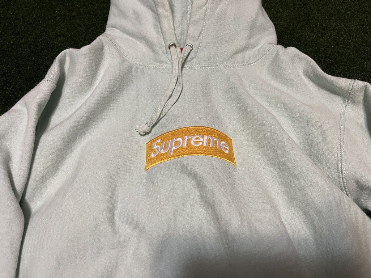 Supreme Supreme F/W17 Ice Blue Box Logo Hoodie size Large Size US L / EU 52-54 / 3 - 3 Thumbnail