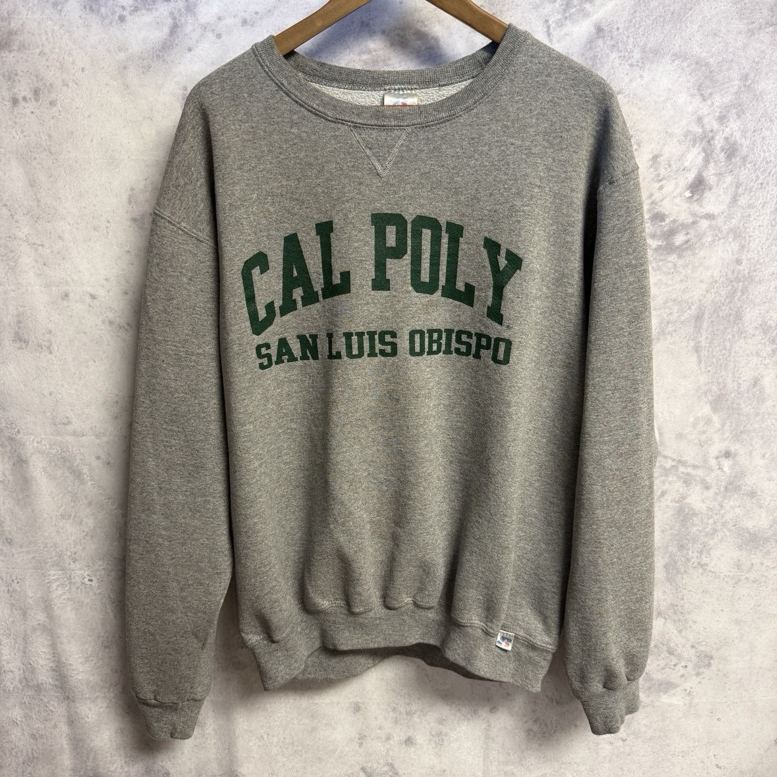 Russell Athletic Vintage Cal Poly San Luis Obispo Sweatshirt Mens Large Gray Size US L / EU 52-54 / 3 - 2 Thumbnail