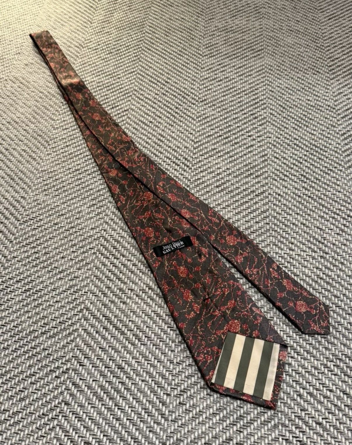 Jean Paul Gaultier Jean Paul Gaultier Capillary Pattern Tie K24 Size ONE SIZE - 4 Thumbnail