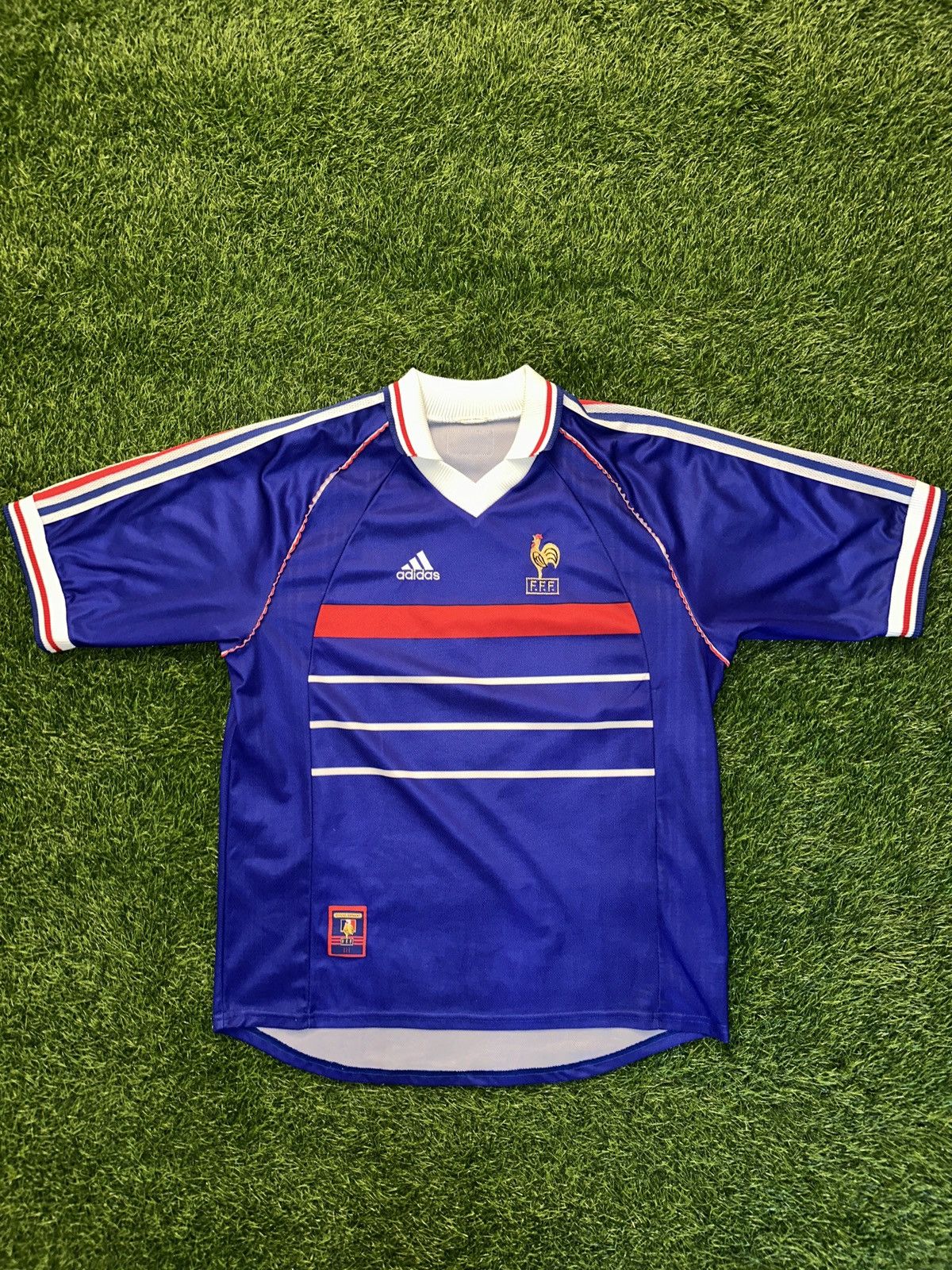 Adidas Vintage adidas france 1998 home jersey size XL Size US XL / EU 56 / 4 - 1 Thumbnail