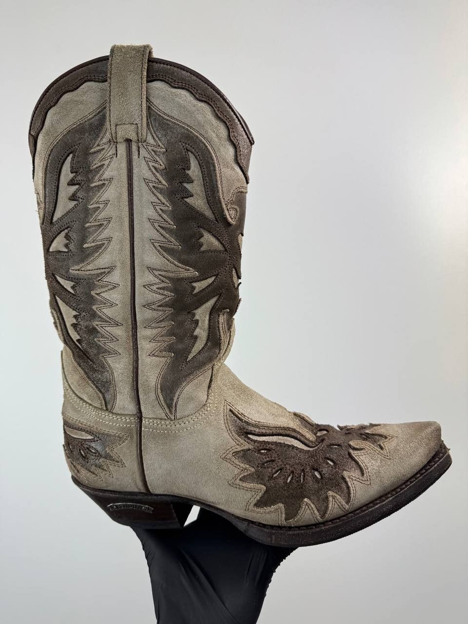 Sendra Sendra Western Cowboy Boots Suede Womens Size 6.5 EU 37 Size US 6.5 / IT 36.5 - 3 Thumbnail