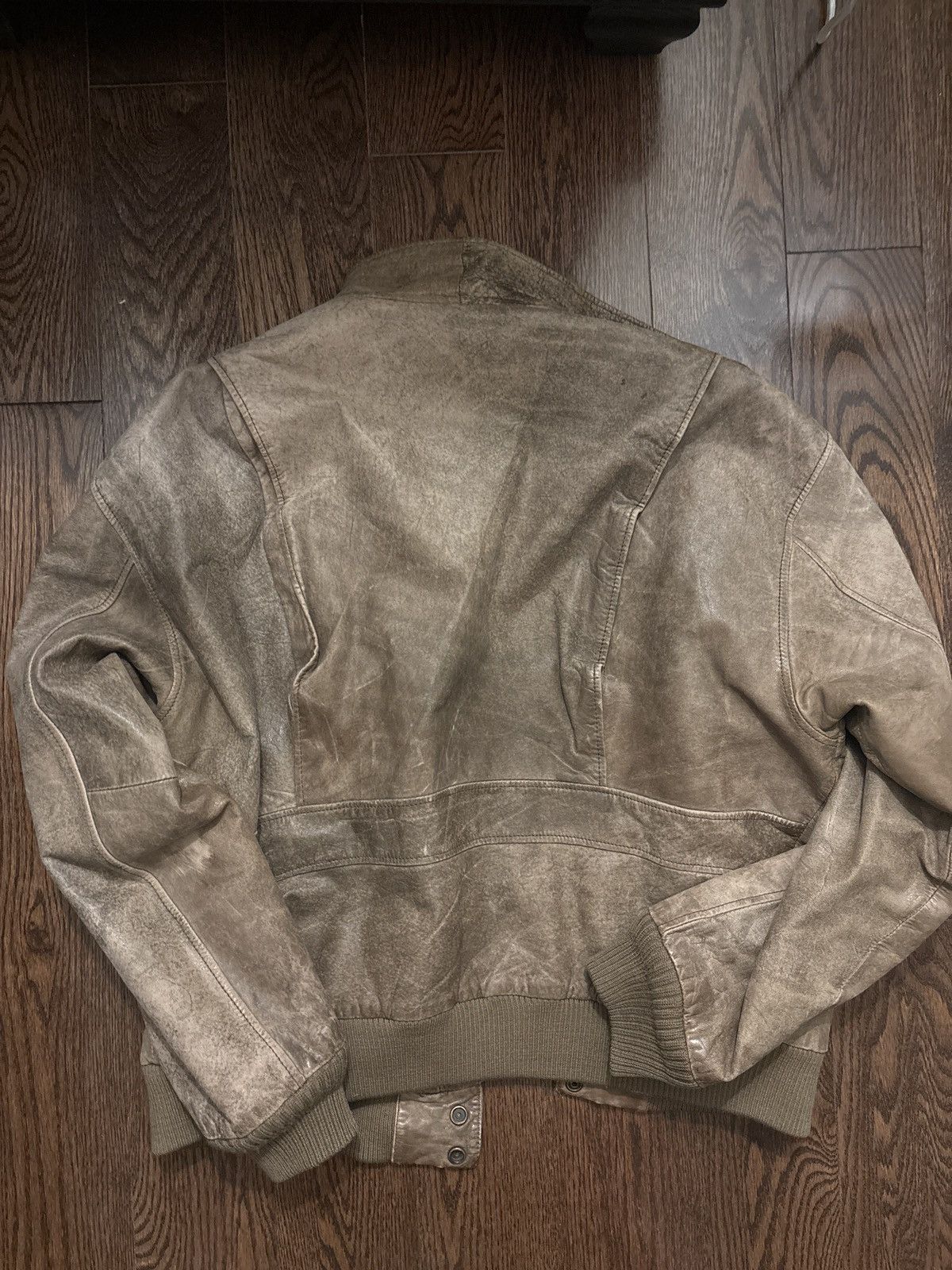 Vintage Tan Vintage Leather Jacket Hill & Archer Size US M / EU 48-50 / 2 - 3 Thumbnail