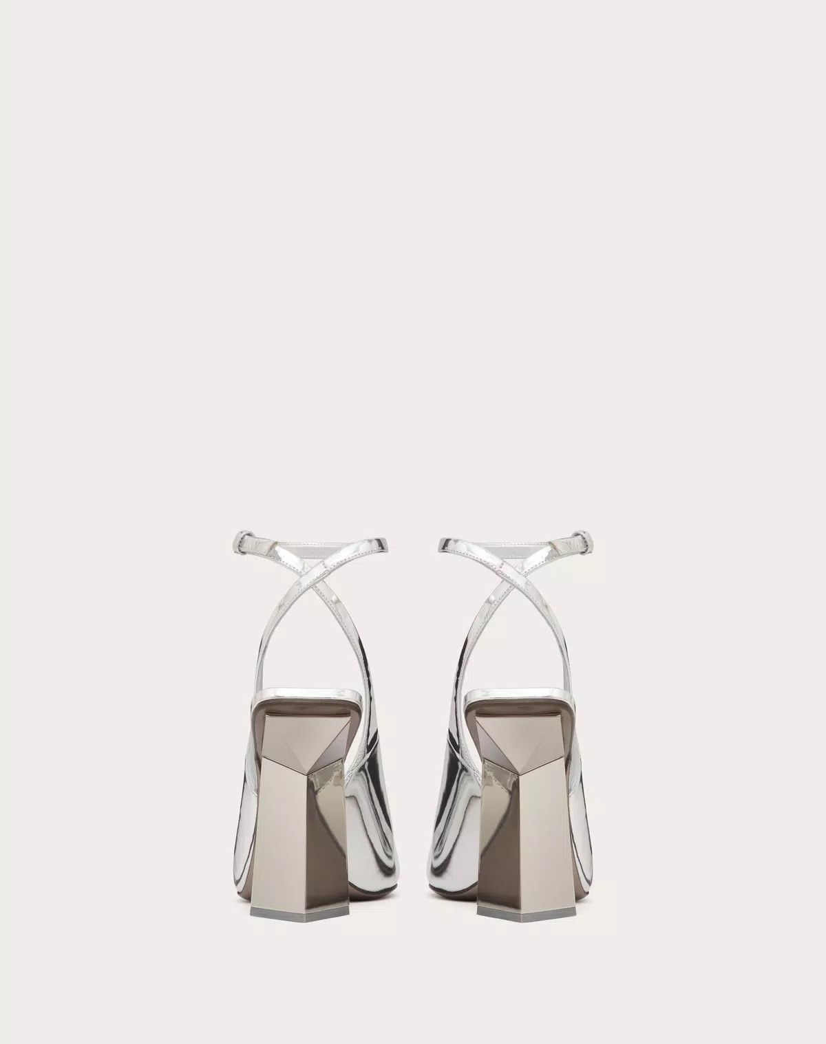 Valentino o1s1wg111125 One Stud Hyper Pumps in Silver Size US 7.5 / IT 37.5 - 3 Thumbnail