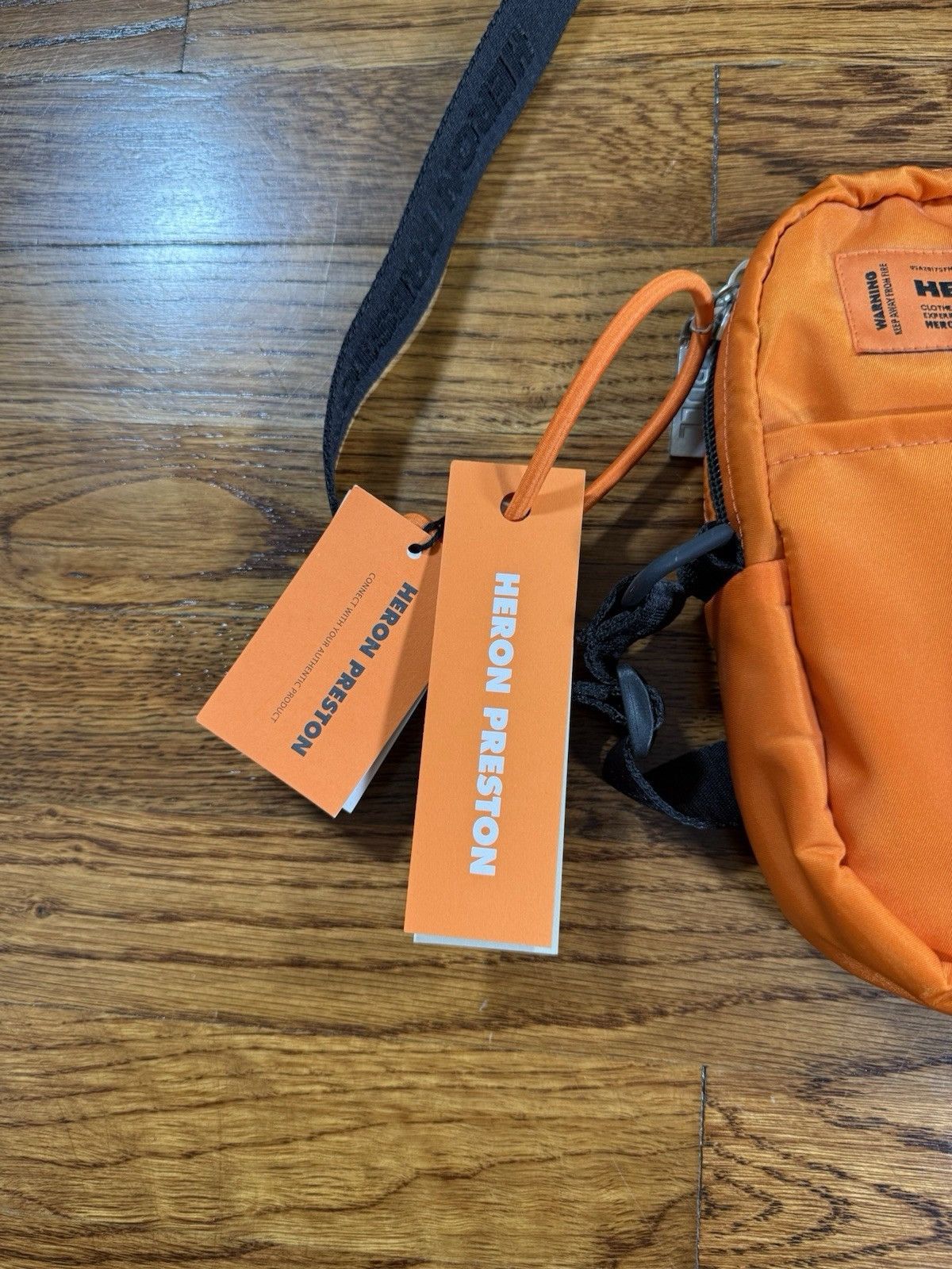 Heron Preston Heron Preston Nylon Crossbody Bag Orange Black NWT Size ONE SIZE - 6 Thumbnail