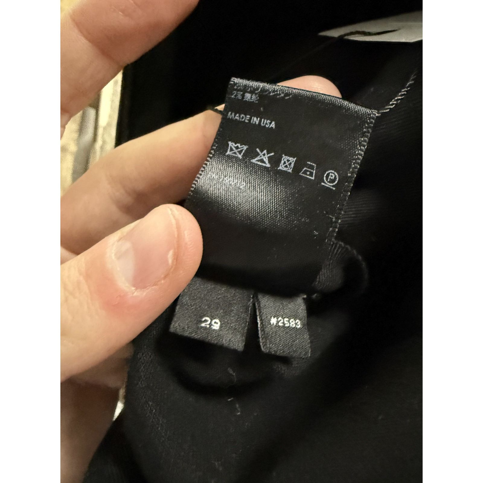 Amiri Amiri Cargos Black Used 29 Size US 29 - 5 Thumbnail