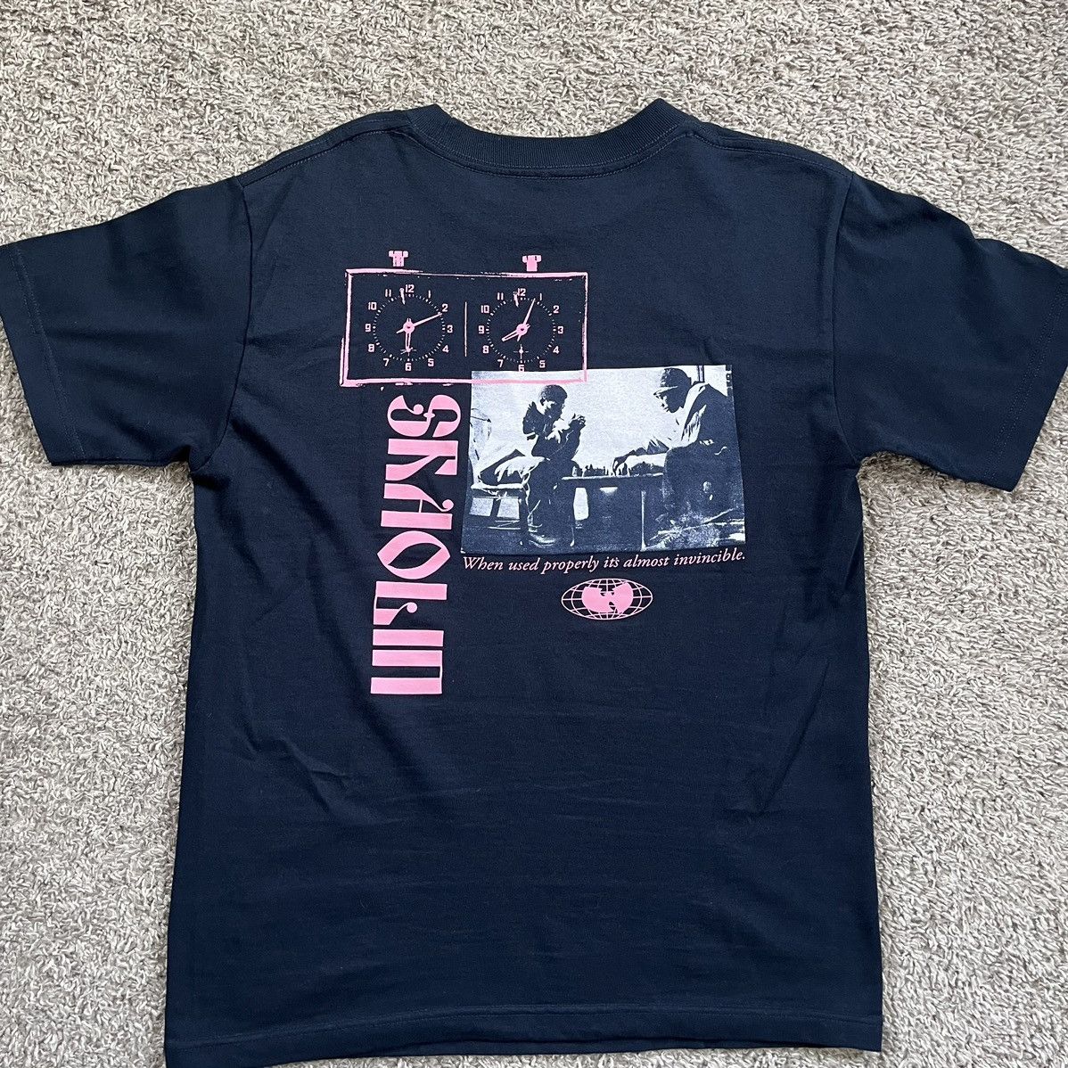 Wu-Tang Clan 🔴Wu Wear Shirt Size Small Wu-Tang Chess Gza Rza Navy Blue Size US S / EU 44-46 / 1 - 1 Thumbnail