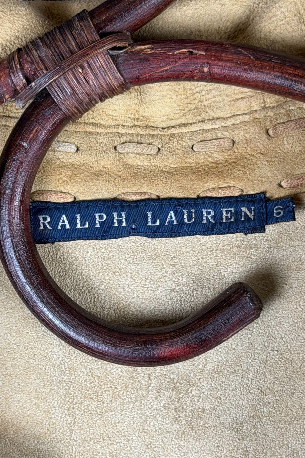 Polo Ralph Lauren Ralph Lauren Suede Lace-Up Western Blouse Size S / US 4 / IT 40 - 4 Thumbnail