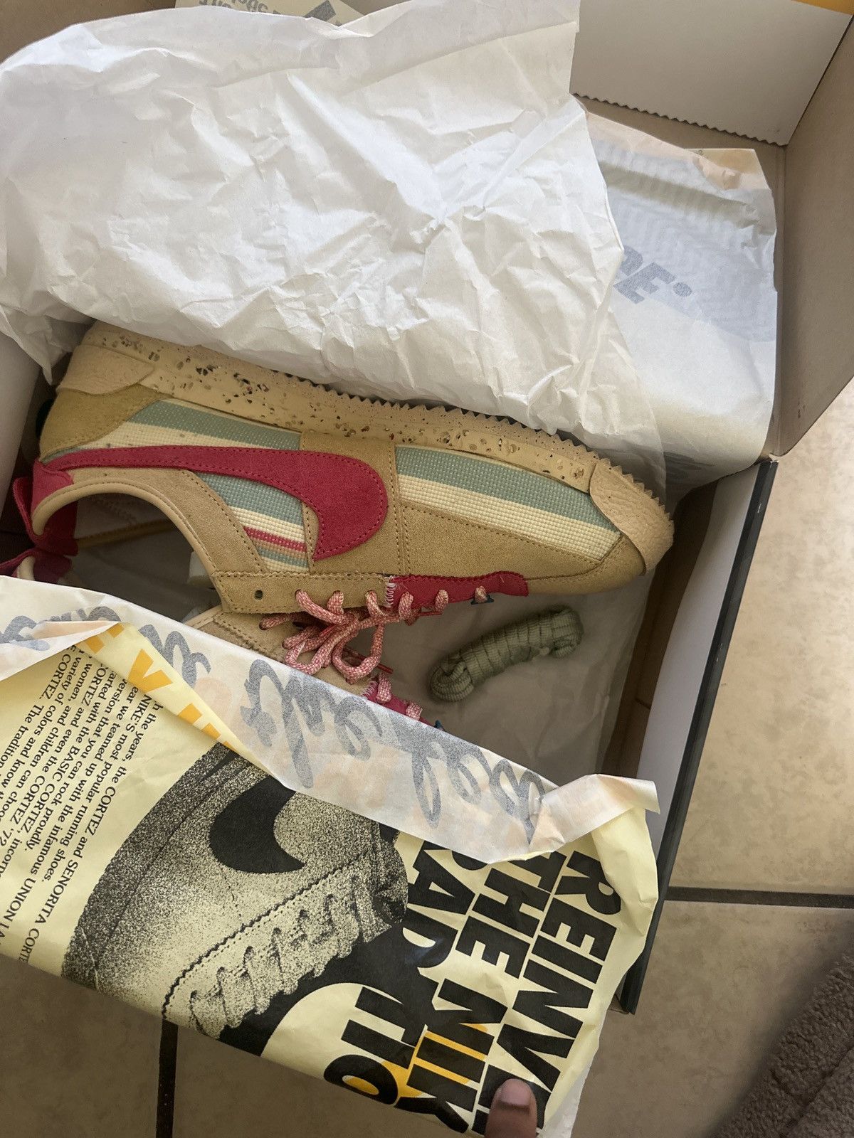Nike × Union LA Nike X Union LA Cortez SP “Sesame” Size US 10.5 / EU 43-44 - 2 Thumbnail