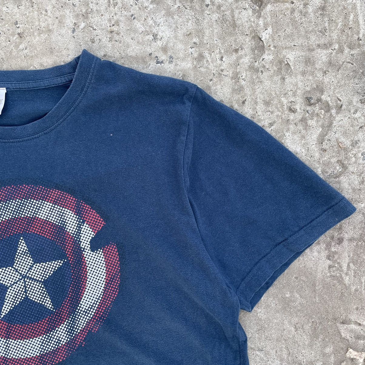 Marvel Comics × Vintage Vintage Marvel Comics Capitan America Big Logo Distressed Size US XL / EU 56 / 4 - 5 Thumbnail