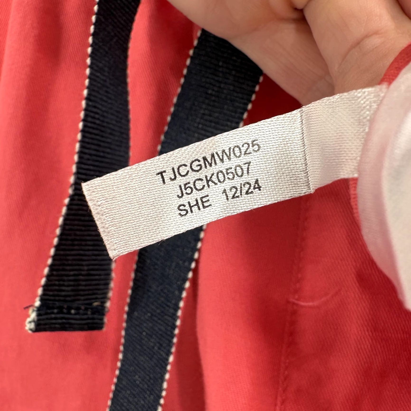 Tommy Hilfiger Tommy Hilfiger Palma Jogger Womens XL Pink Casual Drawstring Pants Tapered Relaxed Size 40" / US 18 - 7 Thumbnail