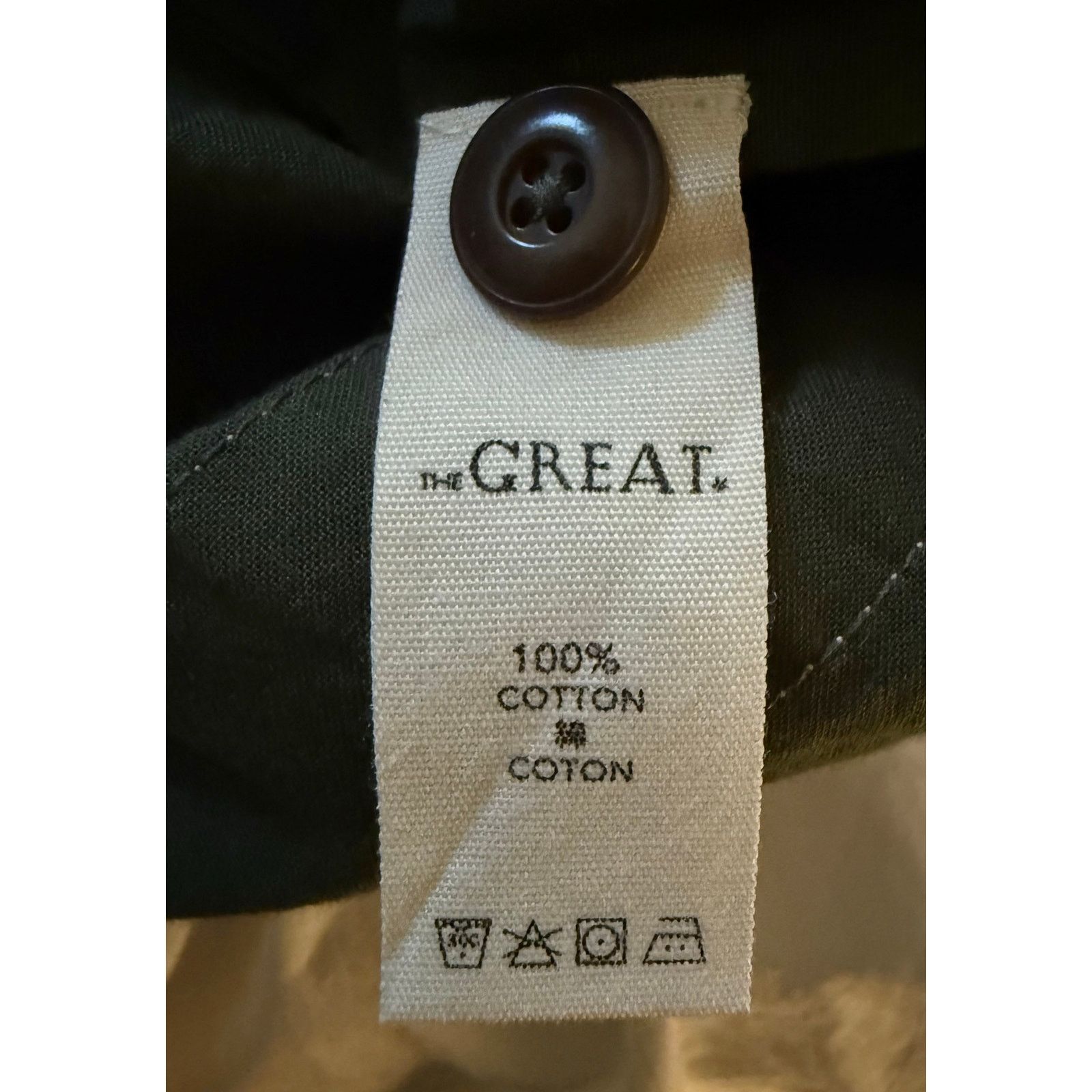 THE GREAT The Great. Horizon Dress in Army size M $295 Size M / US 6-8 / IT 42-44 - 9 Thumbnail