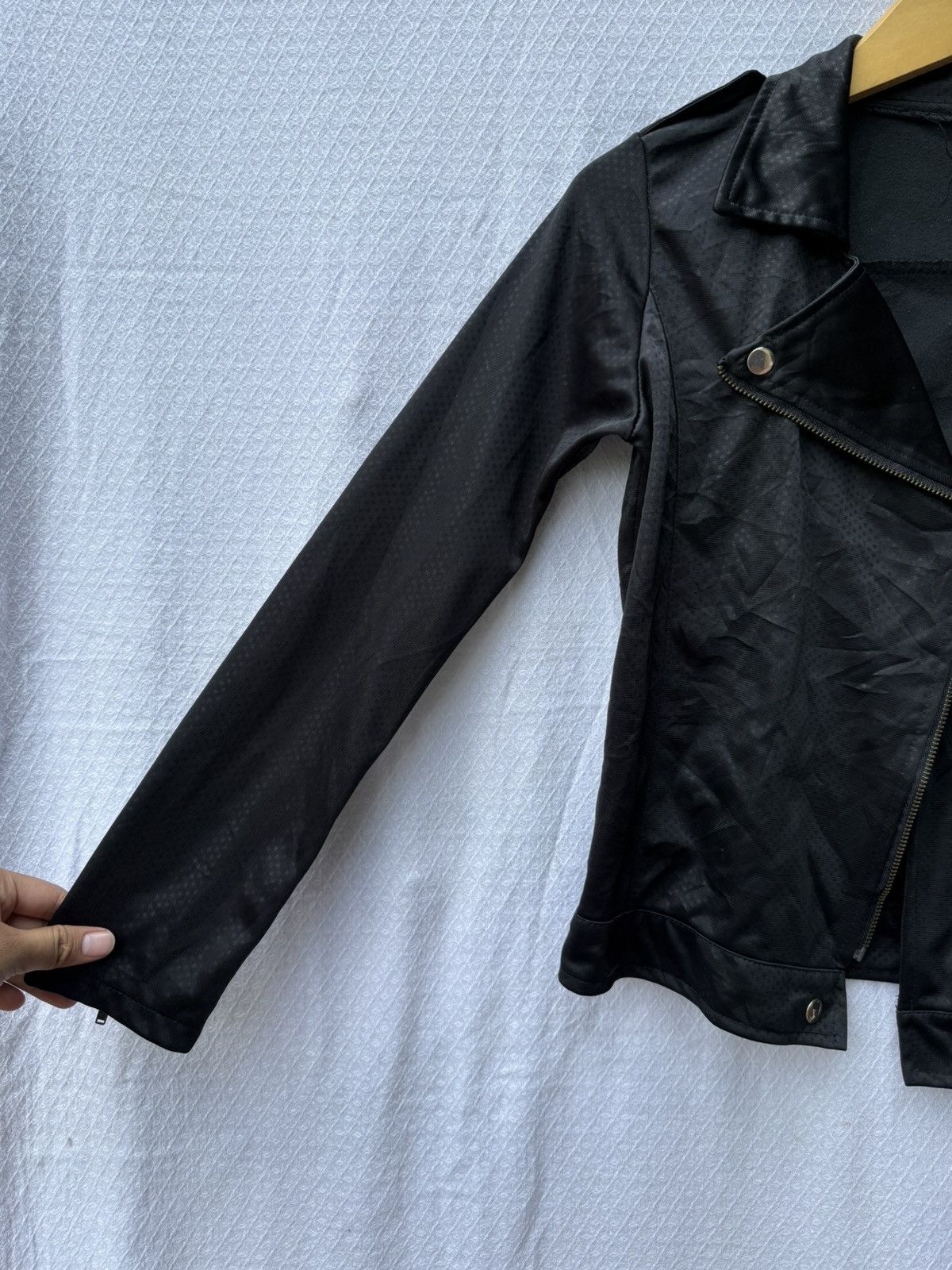 If Six Was Nine Max Leather Biker Jacket 14thaddiction Kmrii Styled Size US S / EU 44-46 / 1 - 5 Thumbnail