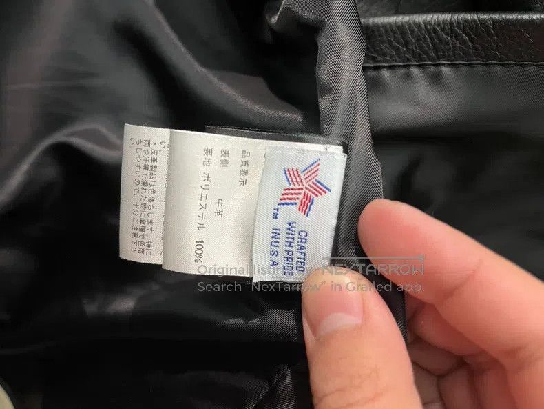 Schott Schott Cowhide motorcycle jacket leather jacket Size US XL / EU 56 / 4 - 6 Thumbnail