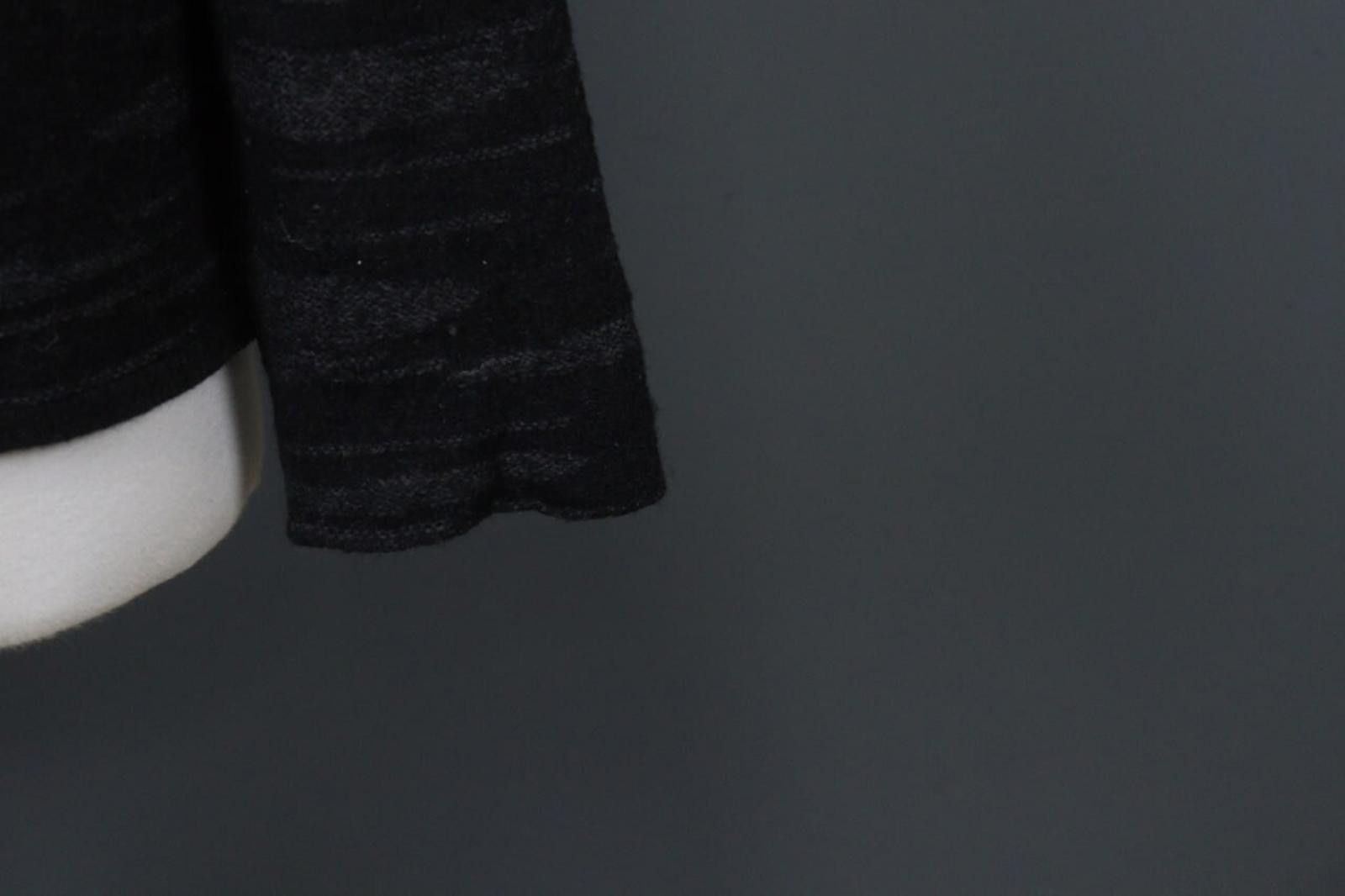 Transit Transit Black Knitted Crew Neck Stretchable Pullover Sweater Size M / US 6-8 / IT 42-44 - 12 Thumbnail