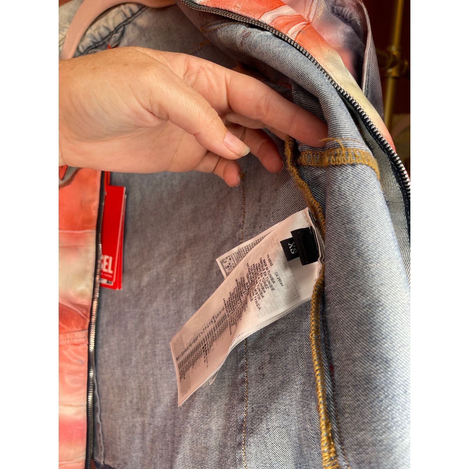 Diesel Diesel De-Smily-FSD Cropped Denim Jacket NWT XSmall Size XS / US 0-2 / IT 36-38 - 6 Thumbnail