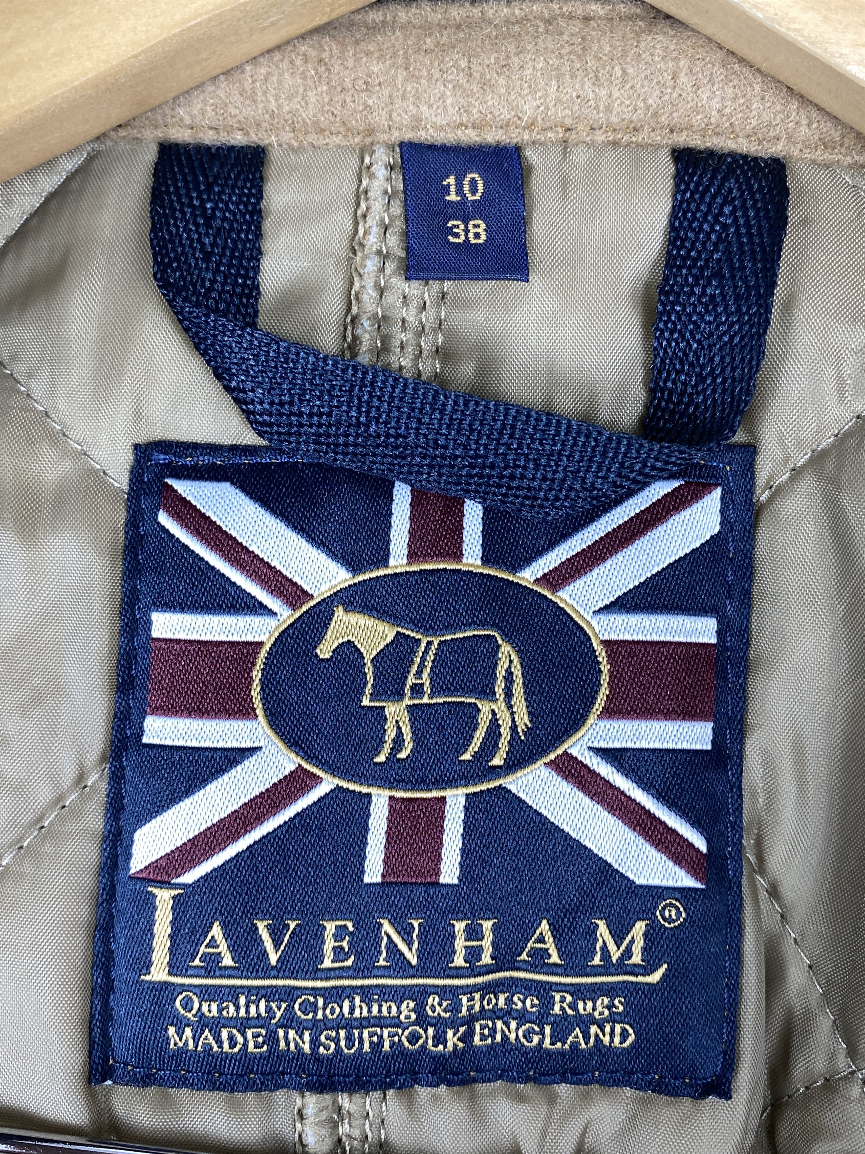 Lavenham Vintage Lavenham Hoodie Quilted Jacket Camel Hair J1706 Size US S / EU 44-46 / 1 - 13 Thumbnail