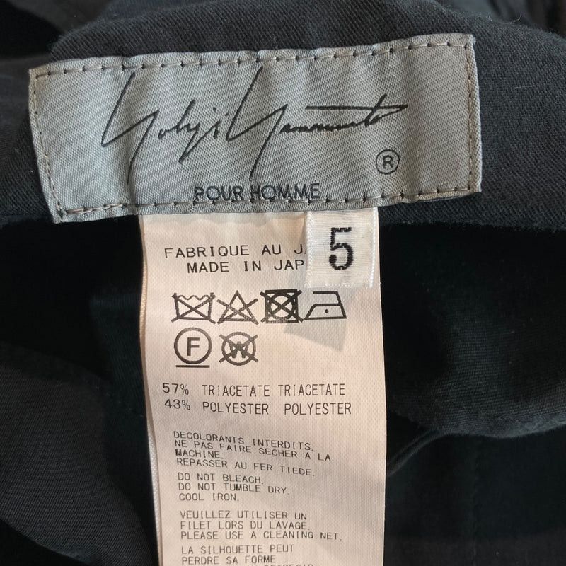 Yohji Yamamoto yohji yamamoto pour homme GATHER CROP PANTS Size US 35 - 7 Thumbnail