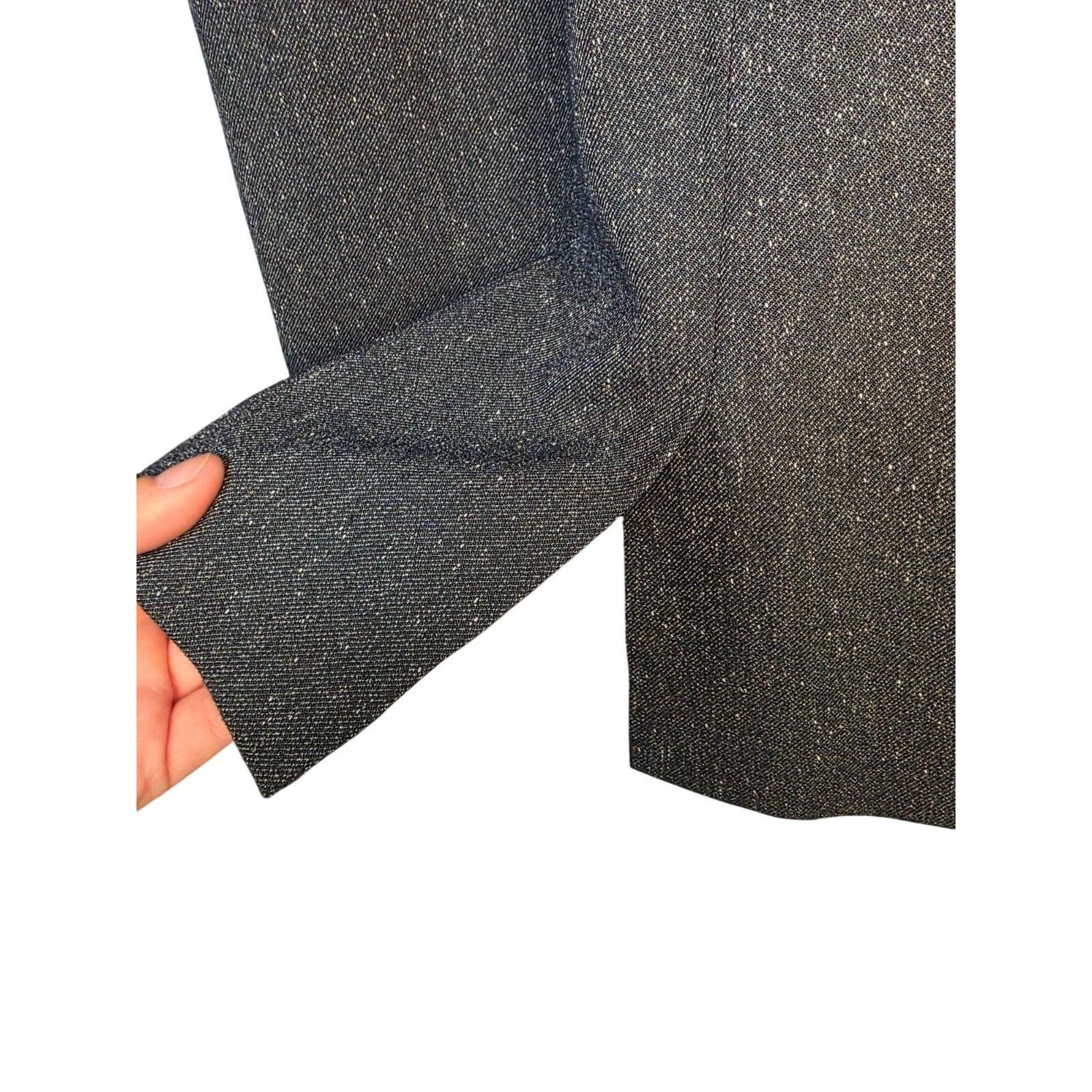 ANTONIO MIRO Antonio Melani Womens Metallic Gray & Black Dress size 2 Size XS / US 0-2 / IT 36-38 - 13 Thumbnail