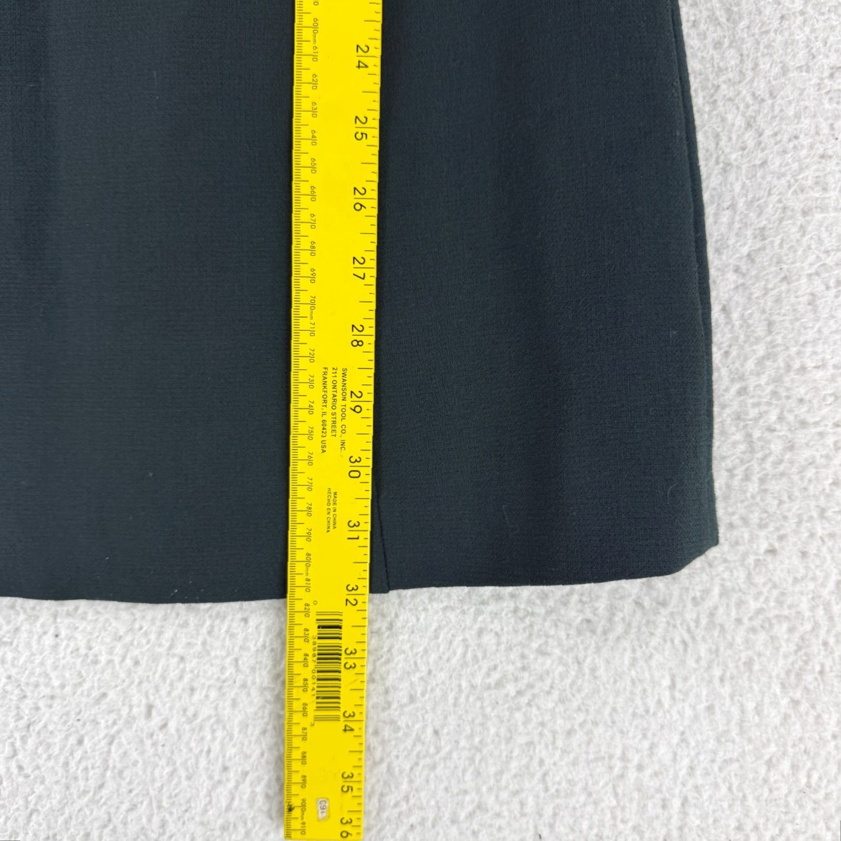 Max Mara Max Mara Studio Sheath Dress Womens Size 4 Green Long Sleeve Wool Short Pockets Size S / US 4 / IT 40 - 6 Thumbnail