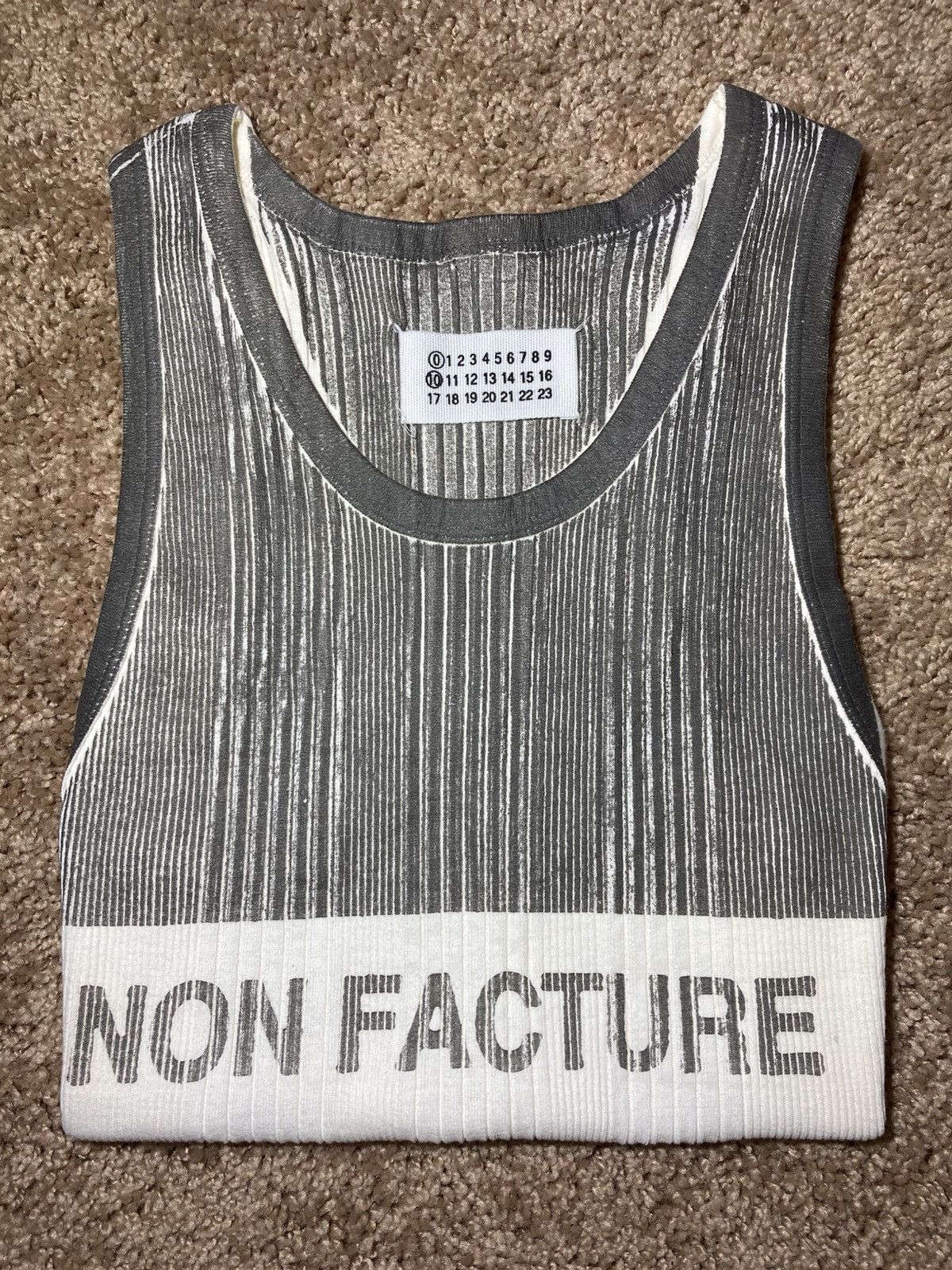 Maison Margiela SS03 Maison Margiela Non Facture Tank Artisanal 0 10 2003 Size US S / EU 44-46 / 1 - 1 Thumbnail