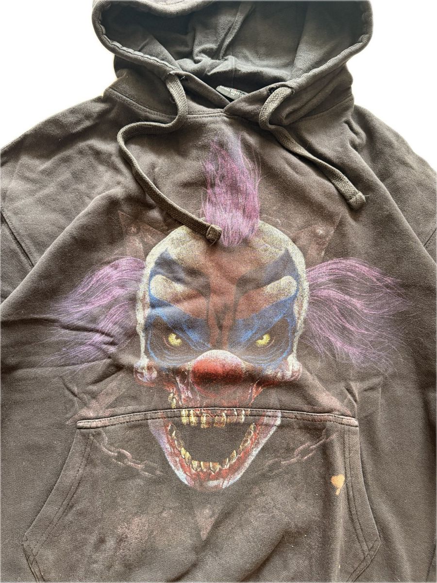 Other Spiral Dark Clown Graphic Hoodie Size US M / EU 48-50 / 2 - 2 Thumbnail