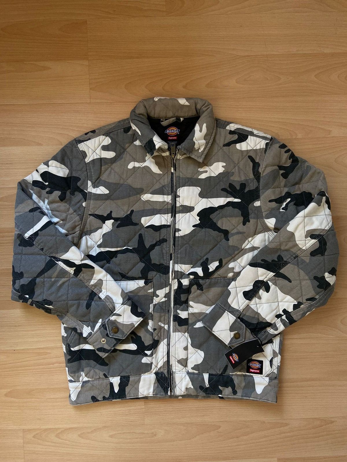 Dickies × Supreme Supreme Dickies Quilted Work Jacket Grey Camo 