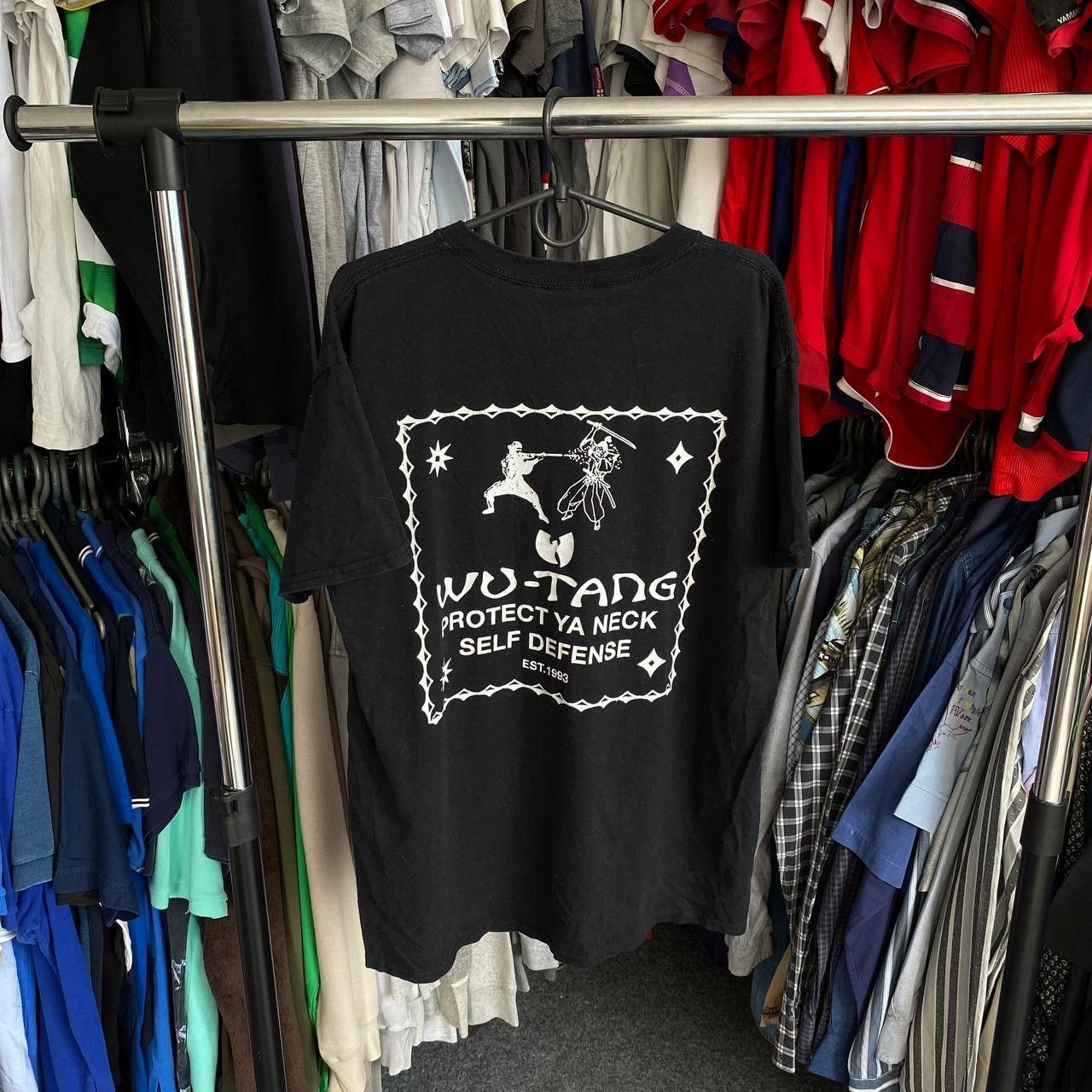 Band Tees × Vintage × Wu-Tang Clan Vintage Wu Tang Clan Big Logo streetwear band rare tee Size US S / EU 44-46 / 1 - 6 Thumbnail
