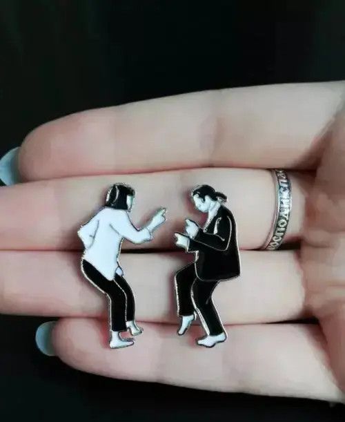 Other Swing Dance Figure Enamel Pin Size ONE SIZE - 1 Thumbnail
