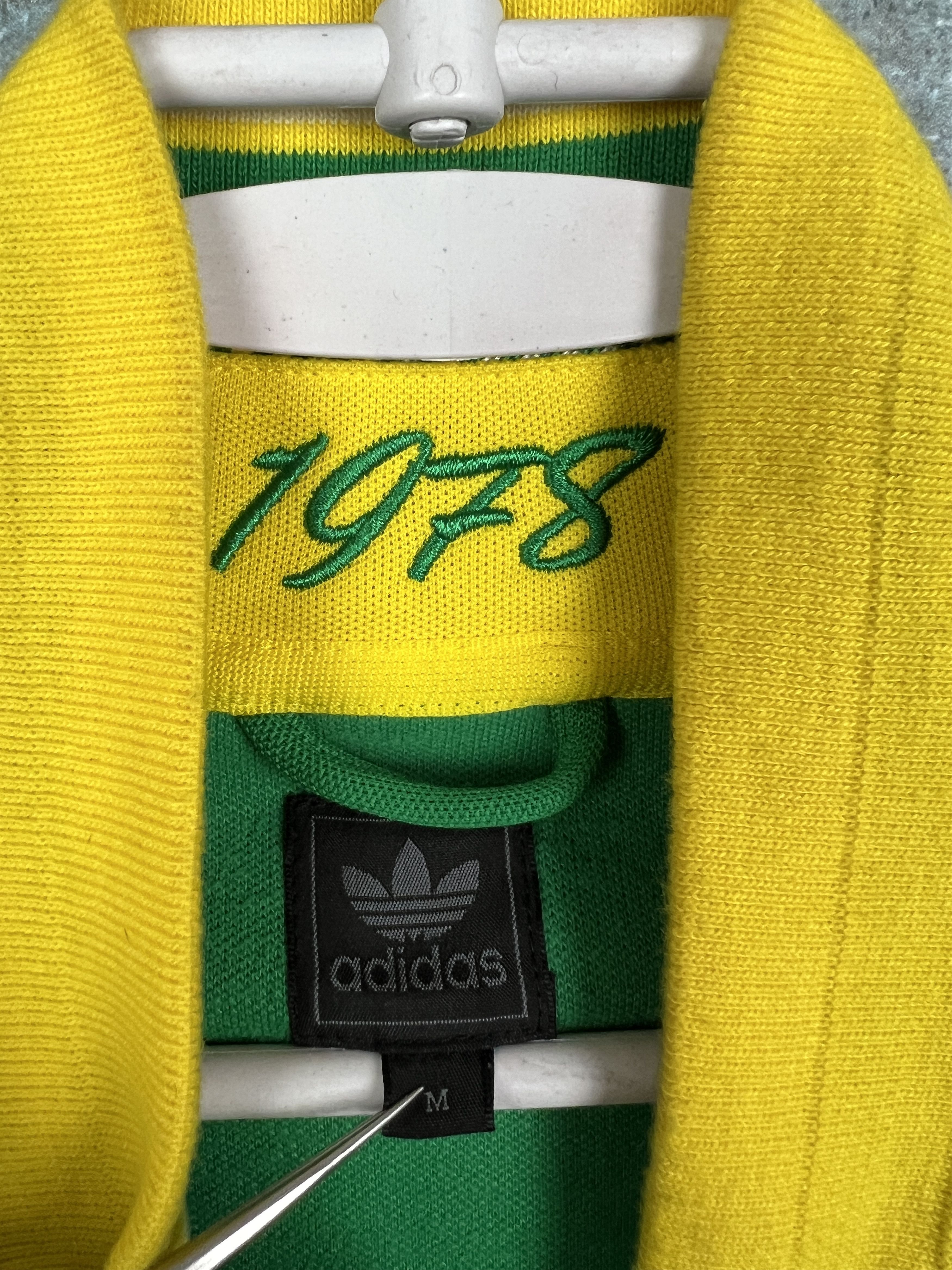 Adidas Originals Brazil Football Jacket Soccer World Cup Track Top Size US M / EU 48-50 / 2 - 8 Thumbnail