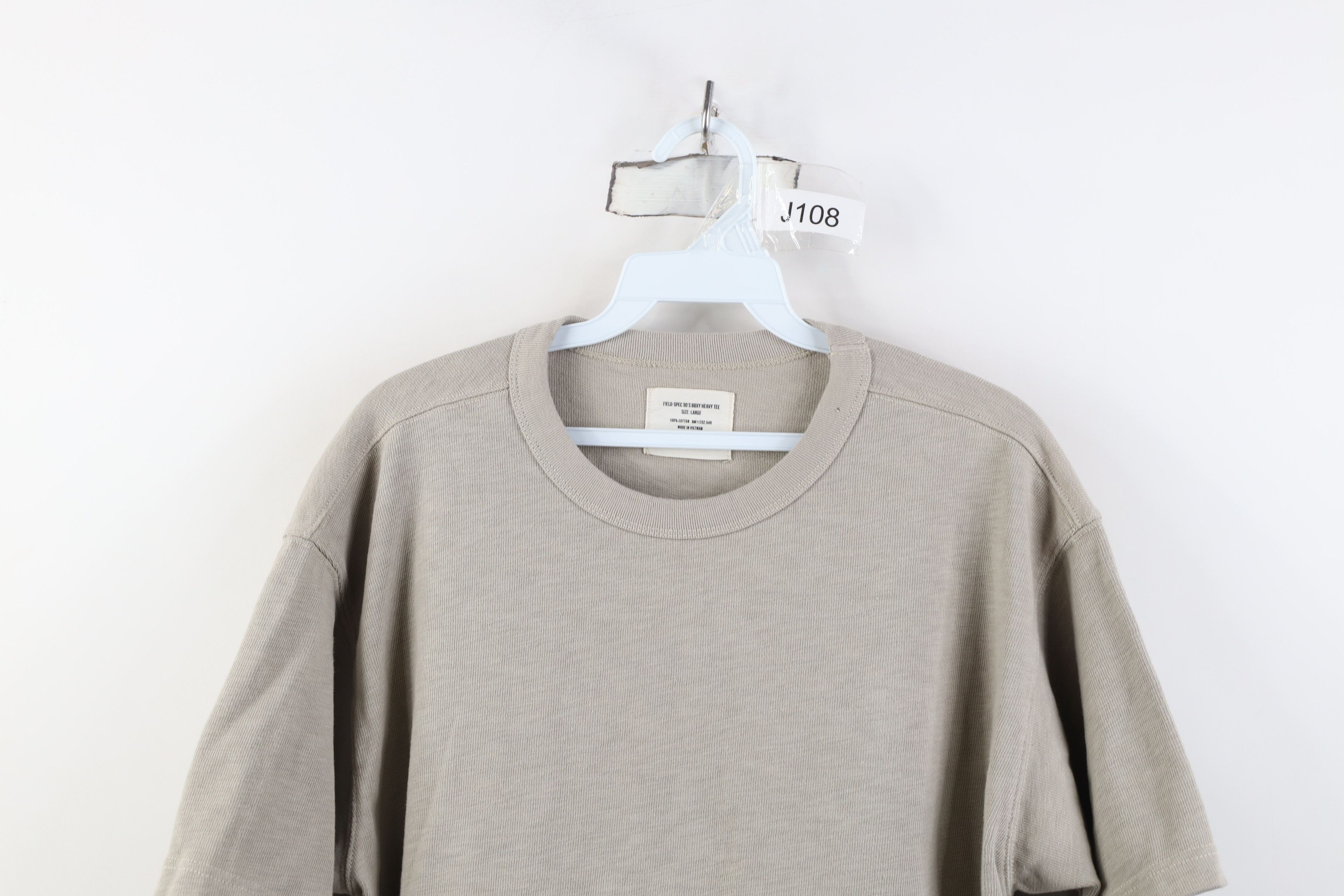 Buck Mason Buck Mason Spec 90s Boxy Heavyweight T-Shirt Gray Cotton Size US L / EU 52-54 / 3 - 2 Thumbnail