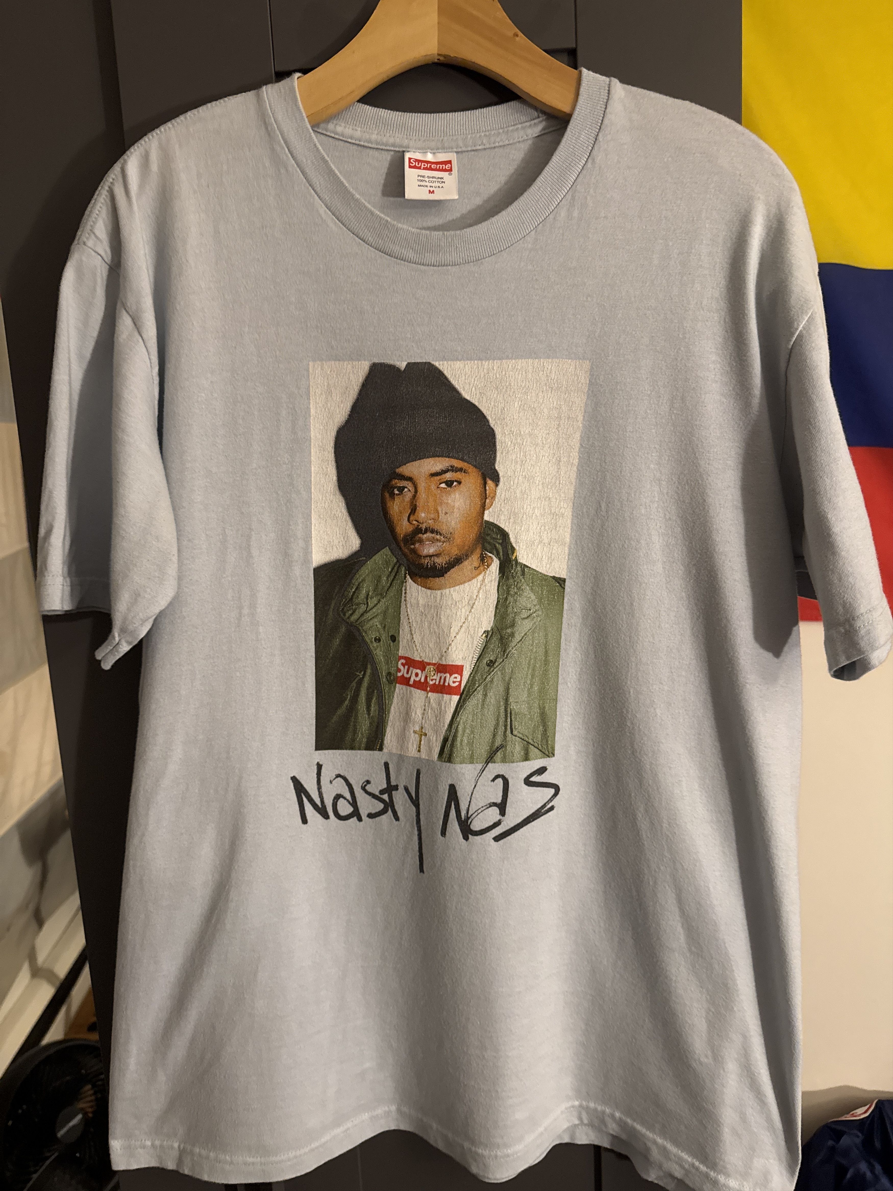 Nas × Supreme Supreme x Nas TEE Size US M / EU 48-50 / 2 - 1 Thumbnail